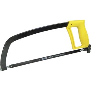 STANLEY Metallbügelsäge mit 305 mm Klingenlänge, max. Schnittleistung 110 mm, 24 Zähne/Inch und verstellbarer Sägeblattwinkel von 90° bis 180°