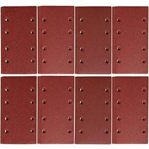 48-teiliges Schleifblatt Set mit verschiedenen Körnungen und Löchern für Schwingschleifer, ideal für den Einsatz bei mechanischen Schwingschleifern.