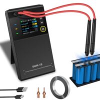 Praktisches Punktschweißgerät für DIY-Projekte mit 5000mAh-Akku und Abnehmbarer Messing-Stiftkopf