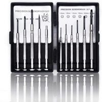 Mini-Schraubendreher-Set, Brillen-Reparatur, Präzisions-Reparatur, Schraubenzieher, Kreuzschlitz, Flachkopf, Ahle, Magnetisch