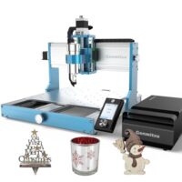 Hochmoderne CNC-Fräsmaschine mit Luftkühlungsrohr, Linearführung und Kugelumlaufspindel. Unterstützt 4-Achsen-Drehsatz und WLAN-Modul.