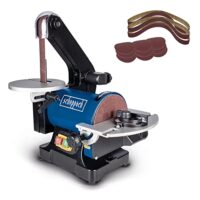Bandschleifer Set mit 250W Leistung und 25mm Schleifbandbreite, umfassendes Werkzeug für Holzbearbeitungen