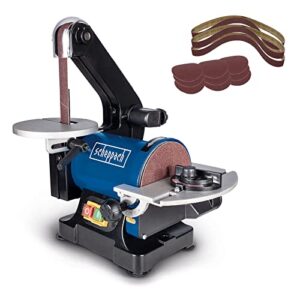 Bandschleifer Set mit 250W Leistung und 25mm Schleifbandbreite, umfassendes Werkzeug für Holzbearbeitungen