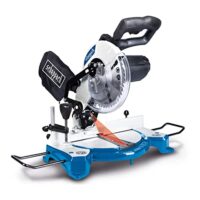 Scheppach Kappsäge HM80L mit Laser, Schnittbreite 120mm, 1500W, Sägeblatt Ø 210mm/24 Z, beidseitig schwenkbarer Sägekopf, Gehrungssäge, Werkstückauflage & Spanner