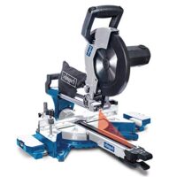 Kappzugsäge für Holz, Aluminium, Stahl und Kunststoff, vielseitige Werkzeugmaschine mit 2 Geschwindigkeiten und Multifunktionssägeblatt