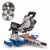 Hochwertige Kappzugsäge HM216 mit Laser, 2000W Leistung und Sägeblatt Ø 216mm