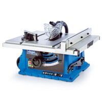 Leistungsstarker Tischkreissäger von Scheppach, 2000 Watt, Sägeblatt Ø 255 mm, Schnitthöhe 75 mm, ideal für Holz und Metall.