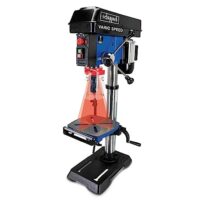 Standbohrmaschine mit variabler Drehzahl, 80mm Bohrtiefe und 550W Leistung, ideal für Heimwerker