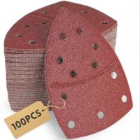Schleifpapier Dreieckschleifer Set für Bosch PSM 100A, PSM 160, PSM 200 AES, PSM 18, ideal für Holz, Metall, Kunststoff