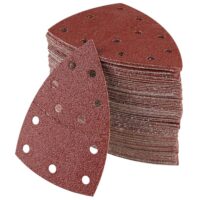 100 Stück Schleifpapier Dreieckschleifer 105 mm x 152 mm, Deltaschleifer Schleifpapier Set für professionellen Einsatz: P40, P60, P80, P120, P180, P240, P400