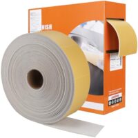 Shineboc Schleifpapierrollen 115mm x 25m, Korn 400 für Metall, Holz, Lack und Edelstahl - ideal als Schleifschwamm für professionelle Anwendungen