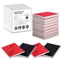 Set aus 16 Stueck Schleifschwamm mit verschiedenen Körnungen fuer Nass und Trocken Einsatz bei der Bearbeitung von Metall, Holz und Möbeln.