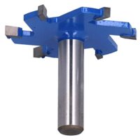 Klassischer Schlitzfräser für die Holzbearbeitung mit scharfer Hartmetallspitze und hoher Härte von 45+.