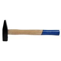 Schlosserhammer 400g mit Holzgriff aus Esche und vergossenem Ringkeil - ideal für Arbeiten im Haushalt, in der Werkstatt und auf der Baustelle