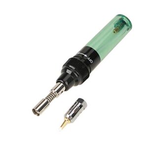 Schnurloser Butangas Lötbrenner für Elektronik, Instrumente und Computer-Motherboards mit praktischem Taschenformat und guter Verarbeitung.