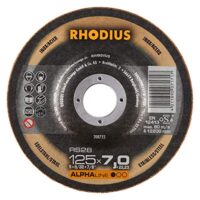 Hochwertige Schruppscheiben von RHODIUS - Die RS28 ist ideal für das Schruppen, Schleifen und Reinigen von Metall geeignet. Made in Germany.