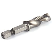 Sechskantgewindebohrer M410 HSS 1/4, Werkzeug für Metallbearbeitung, hochwertiger Stahlstift mit Schraibung und präziser Gewindeschneidung