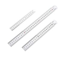 Drei Stahl-Liniensets in verschiedenen Längen, 15cm, 20cm und 30cm, mit Doppelseitenskala und Messwerkzeug für Engineering, Schule, Büro oder Zuhause