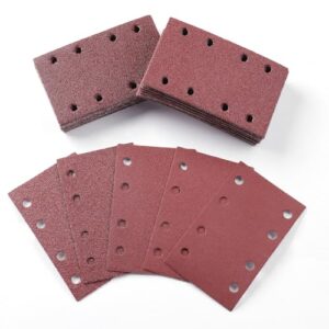 Qualitativ hochwertige Schleifpapiere für verschiedene Materialien, mit klettbandunterstützung und 8 Löchern