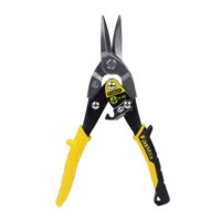Stanley Aviation Snips - Gerader Schnitt, Chrom-Molybdän-Stahllegierung, Blech-Schere, Plastikschere, Kupferschere, Leder- und Aluminiumschere