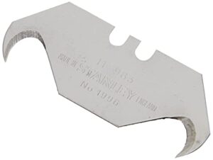 Ergonomische Hakenklingen von Stanley, 5 Stück, zum Schneiden von Verpackungen, Bodenbelägen und Plastikverschalungen