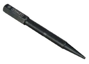 Stanley Nageltreiber, 1,6 mm, induktionsgehärtet, sechseckiger Schlagkopf, Handgriff gerändelt