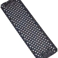 Ersatzblatt für Stanley Surform, feine Zahnung, 140 mm Länge, 42 mm Breite, Silberfarbe