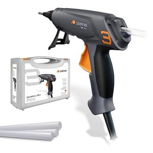 Steinel Klebepistole GlueMatic 3011 Set, inkl. ø11mm Klebesticks, Düse wechselbar, ideal für Reparaturen und Basteln