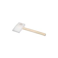 Hochwertiger Kunststoffhammer mit keilförmiger Form und Größe 155x85x35mm, ideal für Schlosser, Klempner und Dachdecker