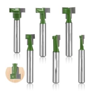 Hartmetall-T-Nutfräser-Set-6-teilig-für-Gängige-Sechskantschrauben-6-teiliges-T-Slot-Cutter-Router-Bit-Set-für-Massivholzplatten-MDF-Spanplatten