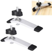 BIGP 2 Stück T Nut Schiene Splint, T-Track Halteklemmen, Schnellspannklemmen-Set, T Schienenklemm Set Schnellspannklemmen Niederhalter T-Nut T-Schienensatz für Werkzeug zur Holzbearbeitung