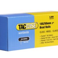 Stauchkopfnägel Brad Typ 18G / 50 mm, verzinkte Silberfarbige Nagele in einem Behälter mit 5000 Stücken