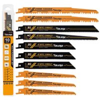 10-teiliges Säbelsägeblatt-Set für Holz, PVC und Metall - Universale Sägeblätter für Sawzall Werkzeuge