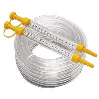 Wasserwaage mit Schlauch, präzise Messung, PVC-Kunststoff, ideal für Bau- und Ausbauarbeiten