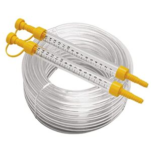 Wasserwaage mit Schlauch, präzise Messung, PVC-Kunststoff, ideal für Bau- und Ausbauarbeiten