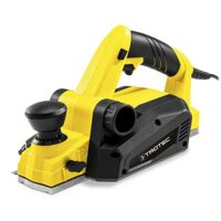 Elektrischer Handhobel für das Bearbeiten von Holz, professionelle Ergebnisse durch Hochpräzisionsmaschine, 750 W Leistung, Hobelbreite 82 mm, Spantiefe 0 – 3,0 mm, Falztiefe 0 – 15 mm