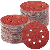 Professionelles Schleifpapier-Set mit 100 Stück Schleifscheiben in verschiedenen Körnungen und Größen für das Schleifen, Polieren und Entstauben von Metall, Holz, Farbe und anderen Materialien.