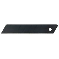 Ersatzklingen für Cutter von Tajima, 18 mm breit, 50 Stück in einer Box, für Pappe, Leder, Folie und Trockenbau geeignet