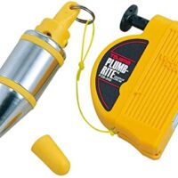Tajima Senklot Plump Rite mit 300g Schnellstabilisator, Gehäuse aus Elastomer und Handlot mit automatischem Einzug für genaues und stabiles Arbeiten in DIY-Projekten