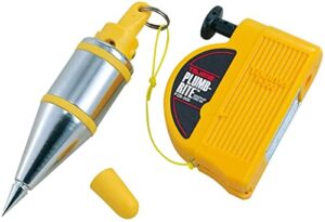 Tajima Senklot Plump Rite mit 300g Schnellstabilisator, Gehäuse aus Elastomer und Handlot mit automatischem Einzug für genaues und stabiles Arbeiten in DIY-Projekten
