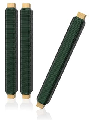 Hochwertiger Blumendraht zum Basteln, rostfreier Draht, 0,65 mm Ø, 38 m Länge, ideal für Pflanzen lackiert