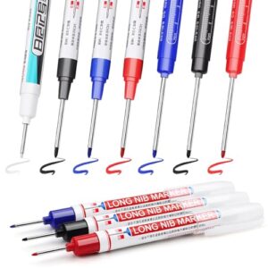 Tieflochmarker 10 Stück Bohrlochmarker Metall 45 mm 32 mm 20 mm Lochmarker für Holz Kunststoff Karton Wand Baustelle