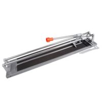 Toolland Fliesenschneider, manuell, Schnittrad 22 mm, Schnittlänge 600 mm - Hochwertiger Fliesenschneider für werkzeugloses Installieren aus Aluminium und verchromtem Stahl