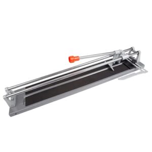 Toolland Fliesenschneider, manuell, Schnittrad 22 mm, Schnittlänge 600 mm - Hochwertiger Fliesenschneider für werkzeugloses Installieren aus Aluminium und verchromtem Stahl
