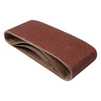 Hochwertiges Aluminiumoxid-Schleifband, 100 x 610 mm, 40er Körnung, AB/B100/40A, 3er-Pack für professionelle Schleifarbeiten auf verschiedenen Materialien wie Holz, Metall und Kunststoff.