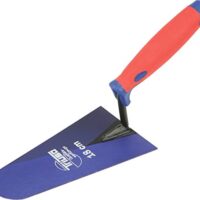 Hochwertige italienische Maurerkelle mit robuster Konstruktion und geradem Hals, ideal für die Verwendung bei Mauern, Wänden und anderen Oberflächen