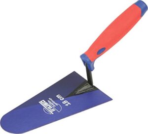 Hochwertige italienische Maurerkelle mit robuster Konstruktion und geradem Hals, ideal für die Verwendung bei Mauern, Wänden und anderen Oberflächen