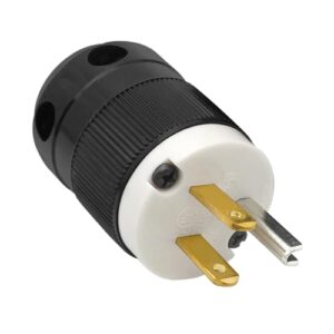US Industriestopfen 20A 125 V, geeignet für Homes, Office und Workshop, effiziente Energieübertragung, hochleistungsnahe Nutzung