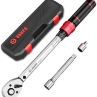 Drehmomentschlüssel 3/8 Zoll, 5-60Nm Fahrrad & Motorrad Drehmomentschlüssel Set mit 125mm Verlängerungsstange und Adapter für Fahrräder, Motorrad und Auto Zündkerzenwechsel
