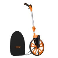 VEVOR Messrad 0-9999,9m Präzisionstacho mit Teleskopstange für Messungen